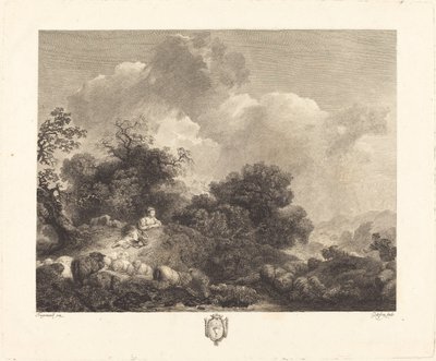 Annette a los quince años de Jean Godefroy after Jean Honoré Fragonard