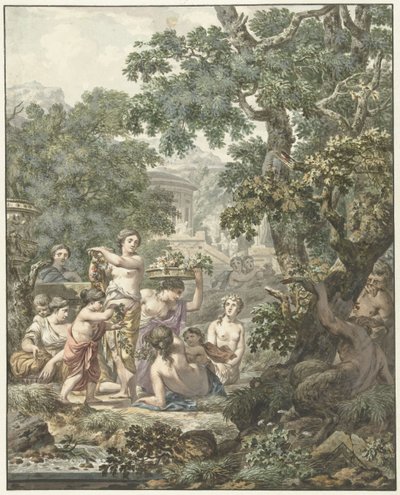Paisaje arcádico de Jean Grandjean
