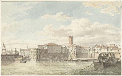El puerto de Civitavecchia de Jean Grandjean
