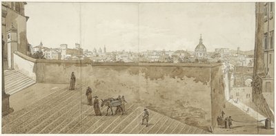 Vista de Roma desde el Capitolio de Jean Grandjean