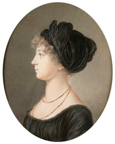 Zarina Isabel Alexeievna de Rusia, 1824 de Jean Henri Benner