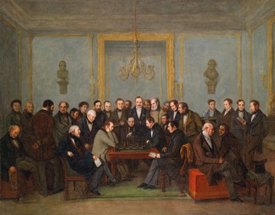 Partida épica de ajedrez entre Pierre Saint Amant y Howard Staunton en 1843 de Jean Henri Marlet
