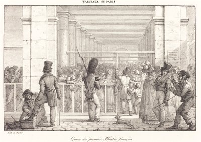 Cola del Primer Teatro Francés de Jean Henri Marlet