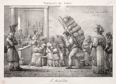 Escenas de París: La casa de empeños de Jean Henri Marlet