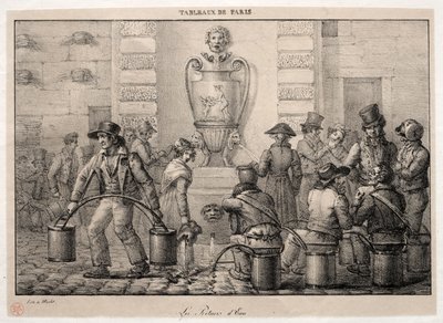 Escenas de París: Los aguadores de Jean Henri Marlet