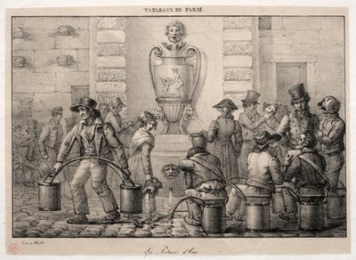 Escenas de París: Los aguadores de Jean Henri Marlet