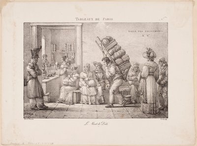 Cuadros de París. El Monte de Piedad. de Jean Henri Marlet