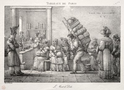 Escenas de París: La casa de empeños de Jean Henri Marlet