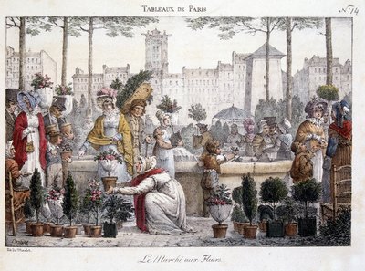 El mercado de flores de Jean Henri Marlet