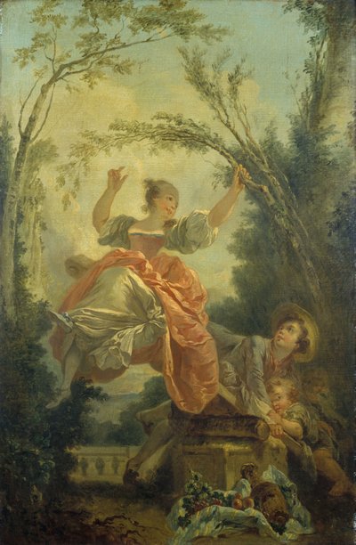 Francés: La bascule de Jean Honore Fragonard