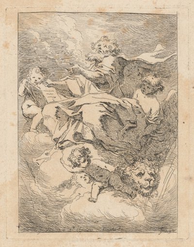 San Marcos de Jean Honoré Fragonard after Giovanni Lanfranco