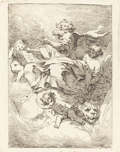 San Marcos de Jean Honoré Fragonard after Giovanni Lanfranco