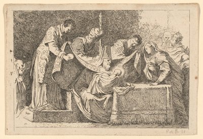 La circuncisión de Jean Honoré Fragonard after Jacopo Tintoretto