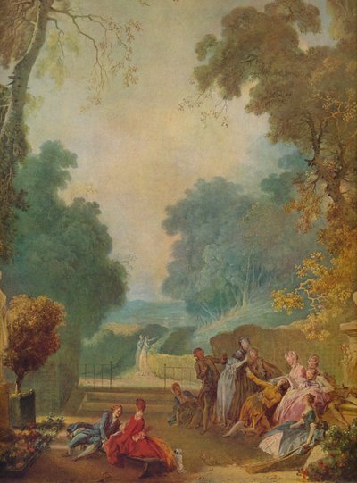 Un juego de Hot Cockles, c. 1775-1780 de Jean Honore Fragonard