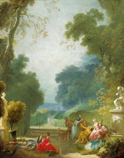 Un juego de Hot Cockles, c.1775-80 de Jean Honore Fragonard