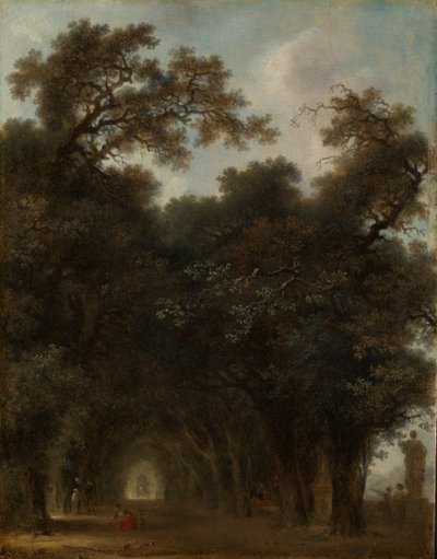 Una avenida sombreada de Jean Honore Fragonard