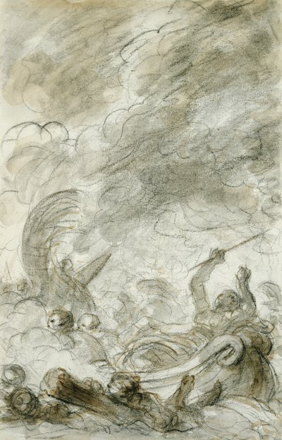 Alcina huye de Jean Honore Fragonard