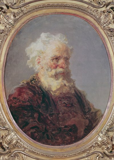 Un hombre anciano de cabello blanco, c.1767 de Jean Honore Fragonard
