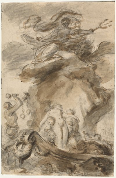 Angélica es expuesta al orco de Jean Honore Fragonard