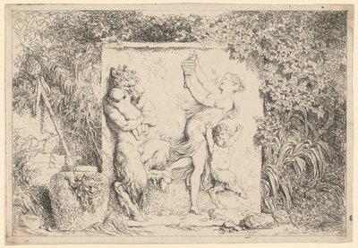 Danza de los sátiros de Jean Honore Fragonard
