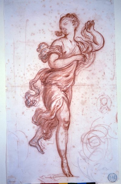 Bailarina vestida a la antigua de Jean Honore Fragonard