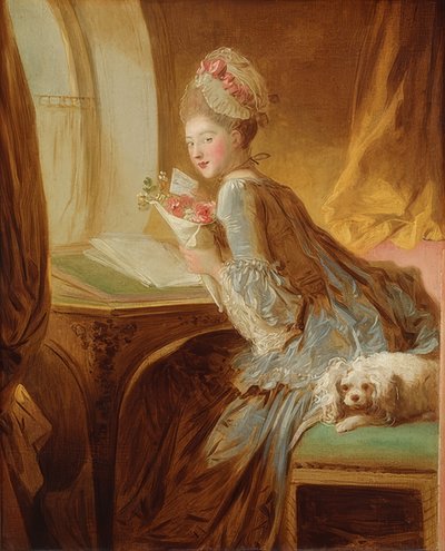 La carta de amor de Jean Honore Fragonard