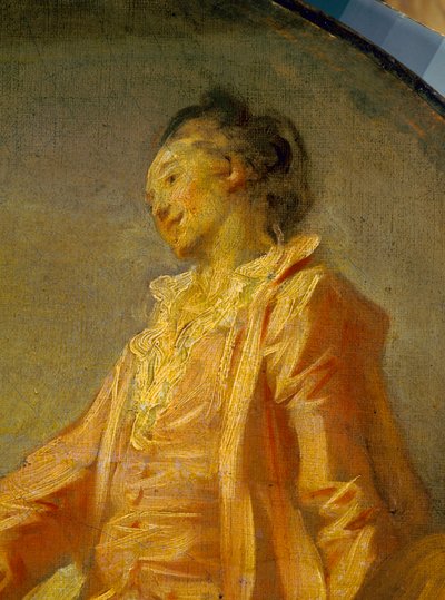 (detalle) El comienzo del modelo de Jean Honore Fragonard