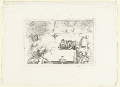 Discípulos en Emaús de Jean Honore Fragonard