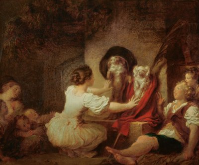 La educación lo es todo, c.1780 de Jean Honore Fragonard