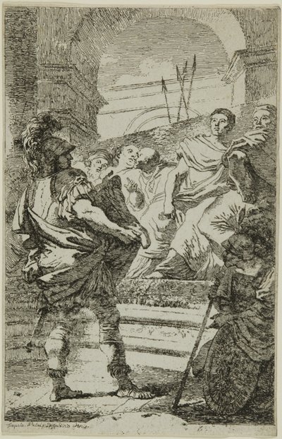 Fabius Maximus ante el Senado Cartaginense de Jean Honore Fragonard