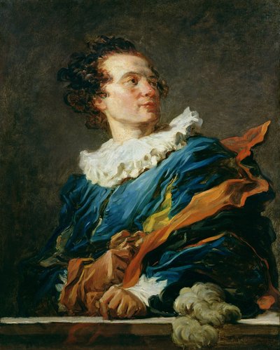 Figura de fantasía: Retrato del Abad de Saint-Non (1727-91) de Jean Honore Fragonard