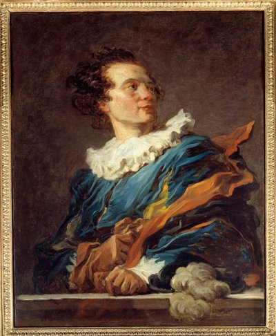 Figura de fantasía: retrato del Abad Richard de Saint-Non, mecenas, intelectual y humanista del Siglo de las Luces de Jean Honore Fragonard