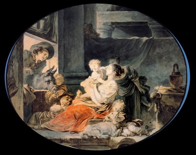 Familia feliz de Jean Honore Fragonard