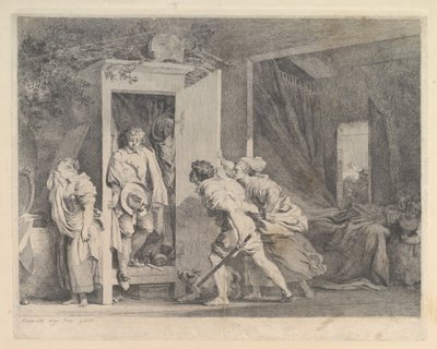 El Armario, 1778 de Jean Honore Fragonard