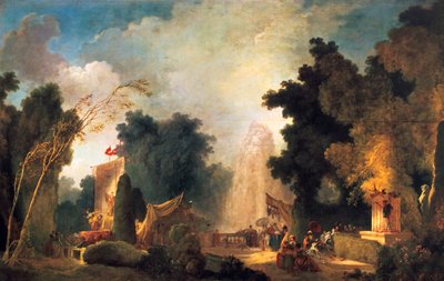 La fiesta en St Cloud, c1775-1780 de Jean Honore Fragonard