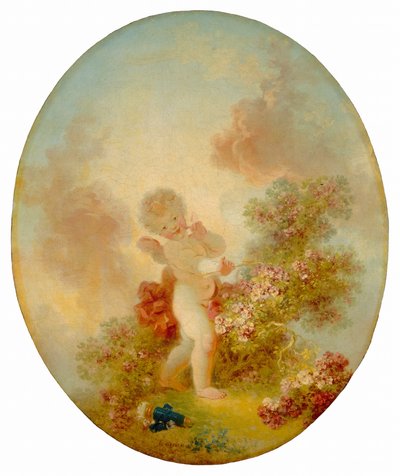 El Amor el Centinela de Jean Honore Fragonard