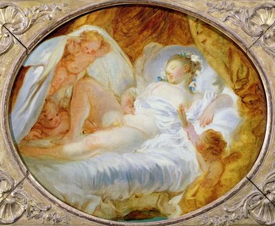 Óleo sobre lienzo de Jean Honore Fragonard