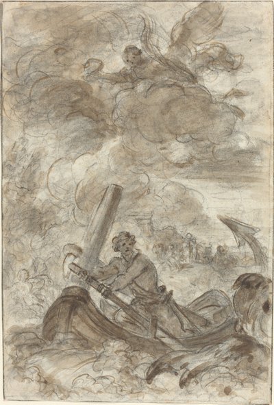 Orlando Mata al Orca con un Ancla de Jean Honore Fragonard