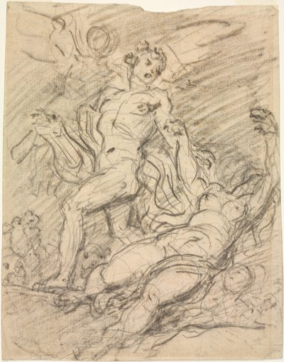Orfeo y Eurídice (anverso) de Jean Honore Fragonard