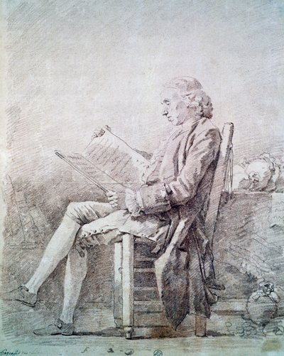 Retrato del Abad de Saint Non de Jean Honore Fragonard