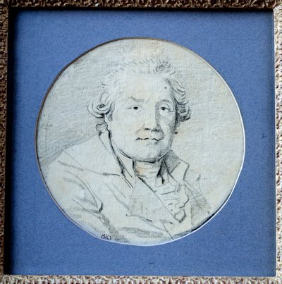 Autorretrato. Dibujo de Jean Honoré Fragonard (1732-1806) de Jean Honore Fragonard