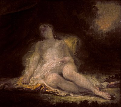 Bacante durmiente de Jean Honore Fragonard
