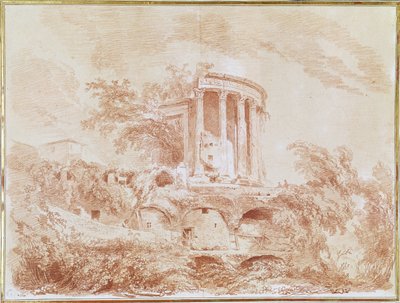 Templo de la Sibila en Tívoli de Jean Honore Fragonard