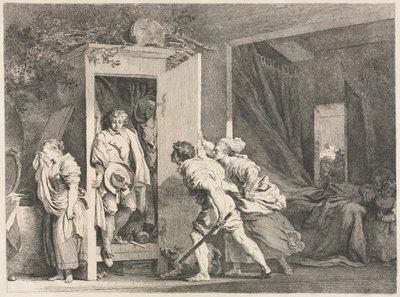 El Armario, 1778 de Jean Honore Fragonard