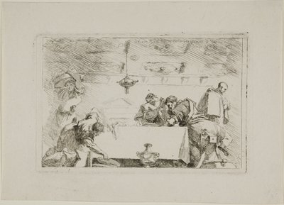 Los discípulos en Emaús de Jean Honore Fragonard