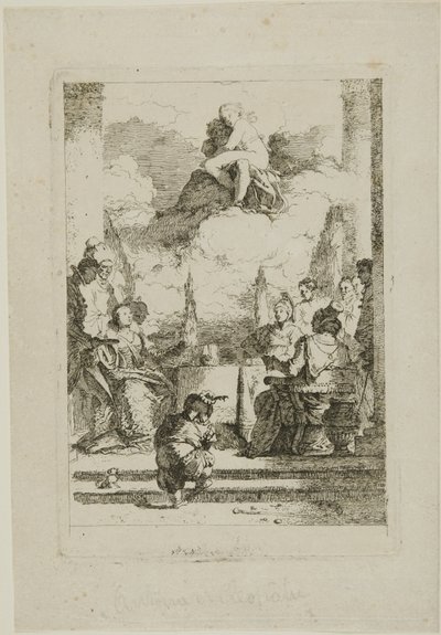 El festín de Antonio y Cleopatra de Jean Honore Fragonard