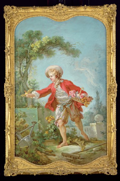 El jardinero, 1754-55 de Jean Honore Fragonard