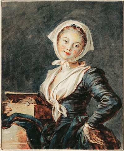 La chica con la marmota de Jean Honore Fragonard