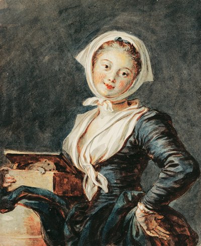 La niña con la marmota, c.1785-8 de Jean Honore Fragonard