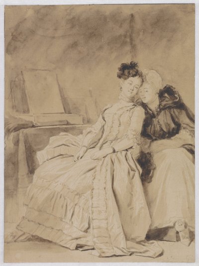 La Conversación Íntima, ca 1778 de Jean Honore Fragonard